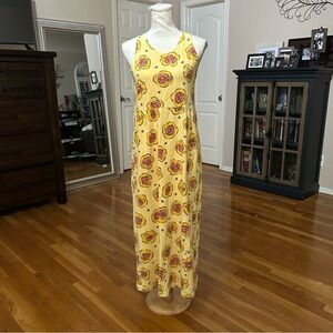 Fresh Produce Yellow Floral Maxi Dress in Women’s Small